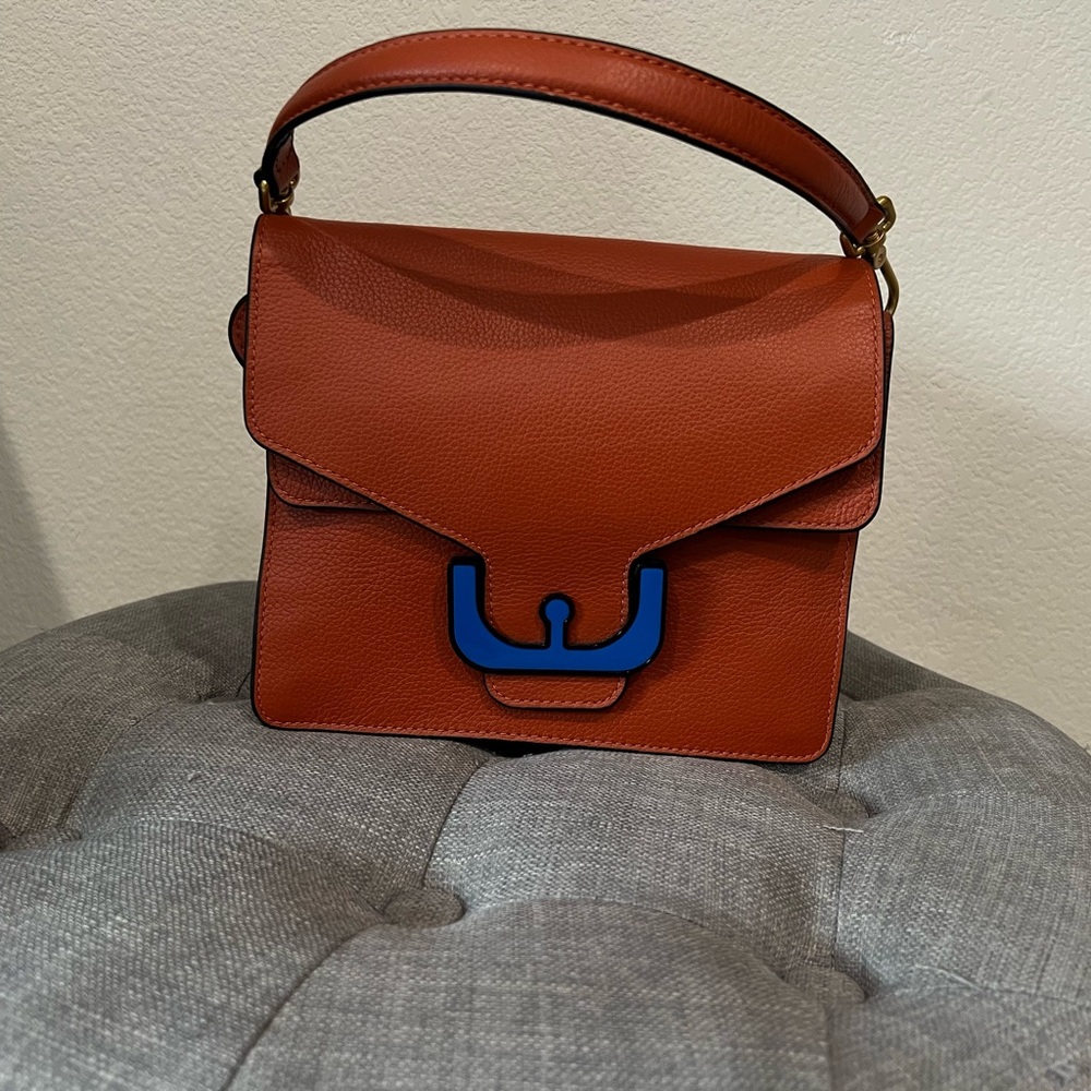 AMBRINE leather bag with a single strap